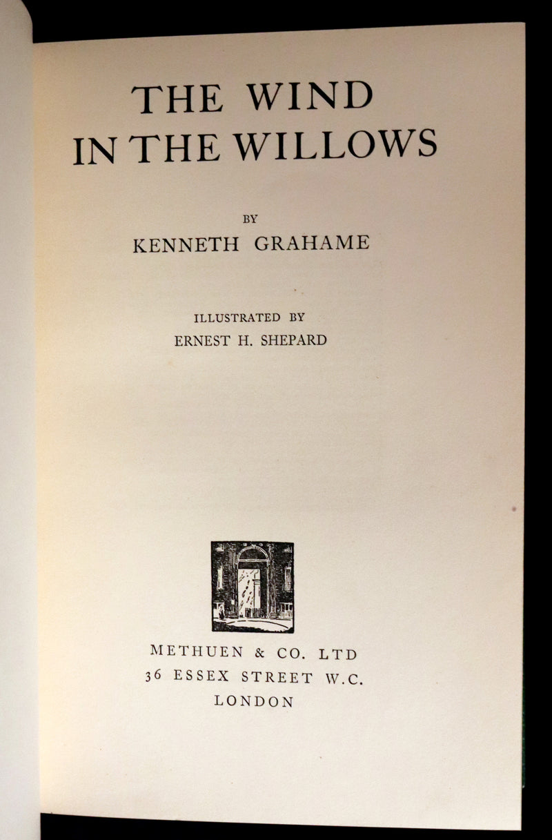 1931 First Edition Illustrated by Shepard & bound by Bayntun - THE WIND IN THE WILLOWS.