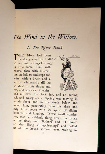 1931 First Edition Illustrated by Shepard & bound by Bayntun - THE WIND IN THE WILLOWS.