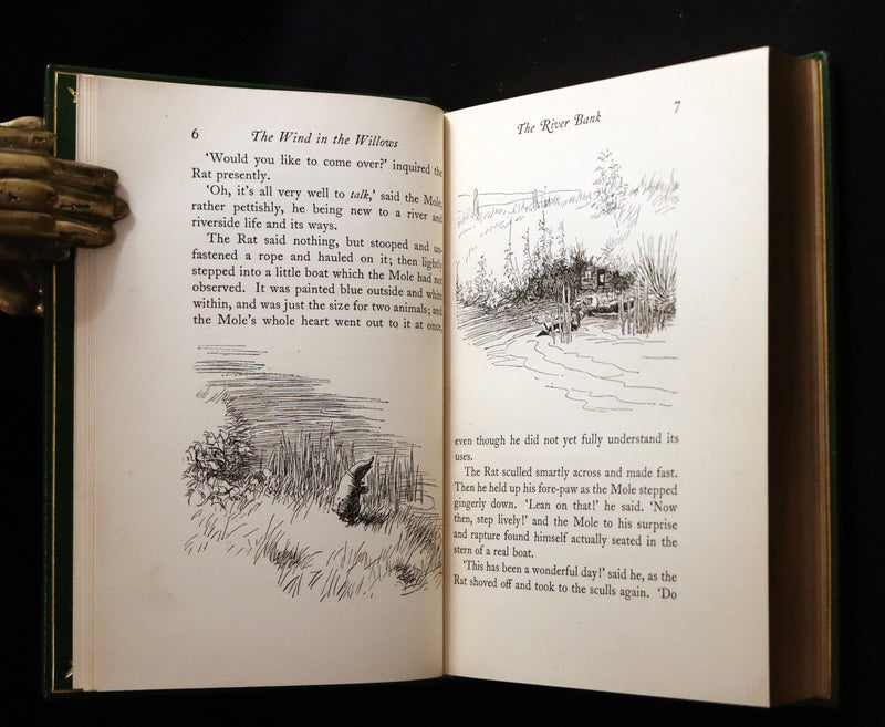 1931 First Edition Illustrated by Shepard & bound by Bayntun - THE WIND IN THE WILLOWS.