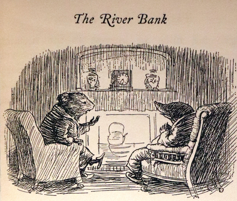 1931 First Edition Illustrated by Shepard & bound by Bayntun - THE WIND IN THE WILLOWS.