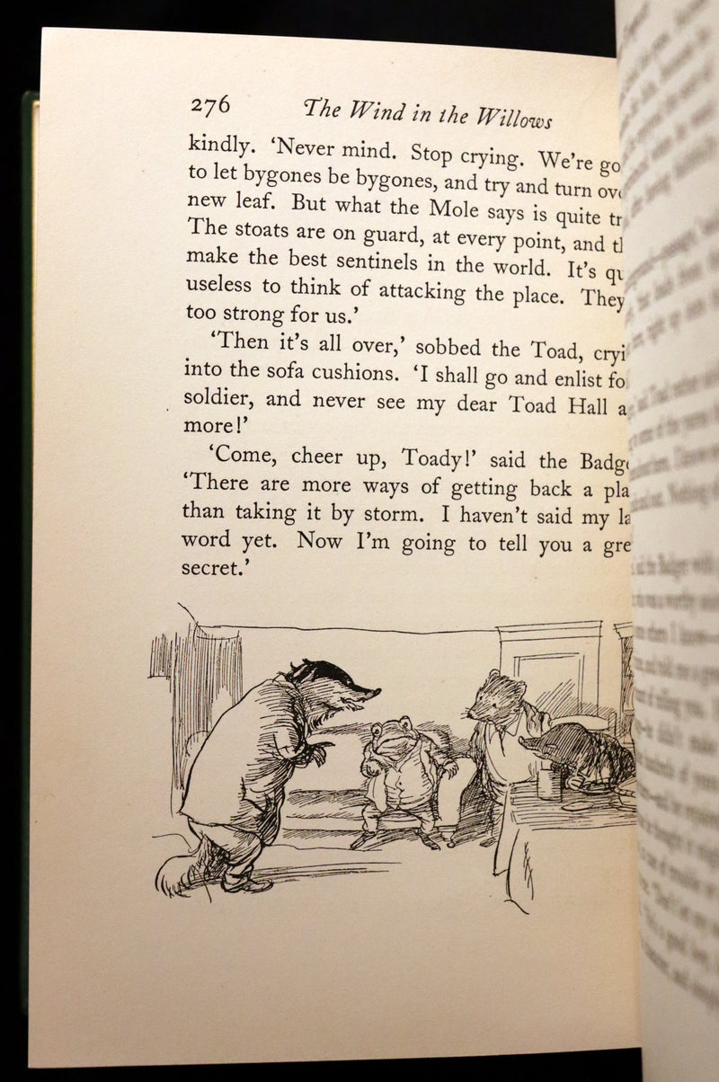 1931 First Edition Illustrated by Shepard & bound by Bayntun - THE WIND IN THE WILLOWS.