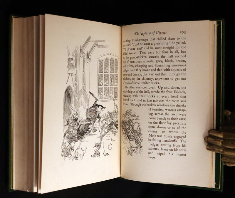 1931 First Edition Illustrated by Shepard & bound by Bayntun - THE WIND IN THE WILLOWS.