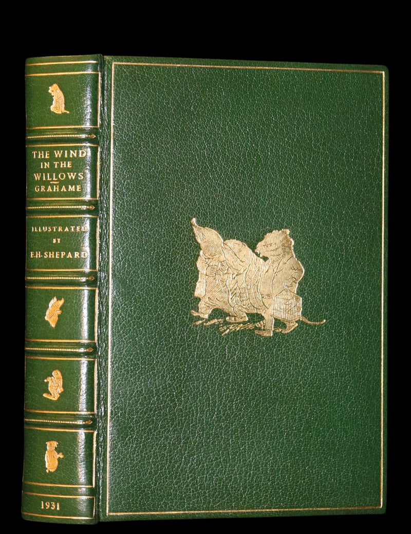 1931 First Edition Illustrated by Shepard & bound by Bayntun - THE WIND IN THE WILLOWS.