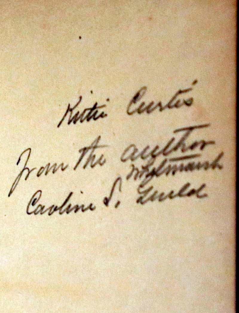 1856 Scarce Victorian Book ~ VIOLET: A FAIRY Story signed by author Caroline S. Guild. 1stED.