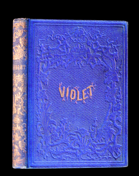 1856 Scarce Victorian Book ~ VIOLET: A FAIRY Story signed by author Caroline S. Guild. 1stED.