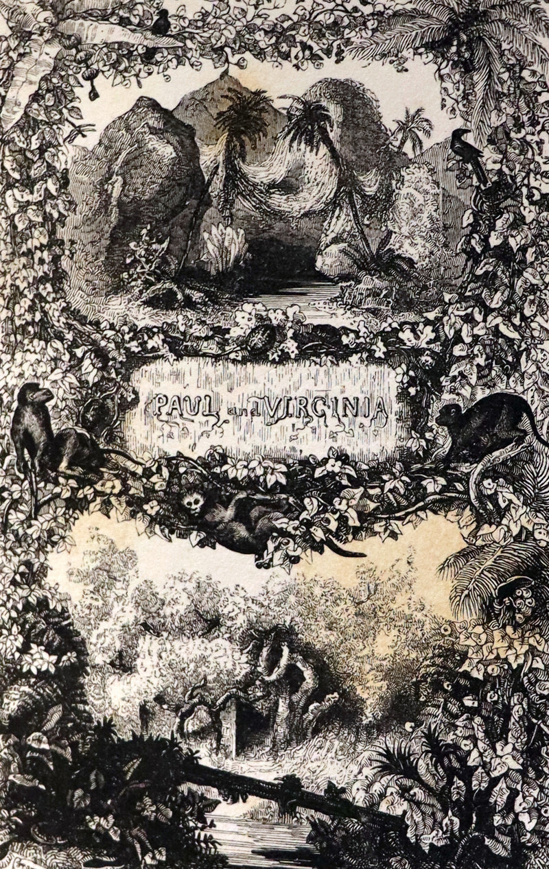 1839 1stED in a Bayntun Binding - PAUL and VIRGINIA on the Island of Mauritius by Bernardin De St Pierre.