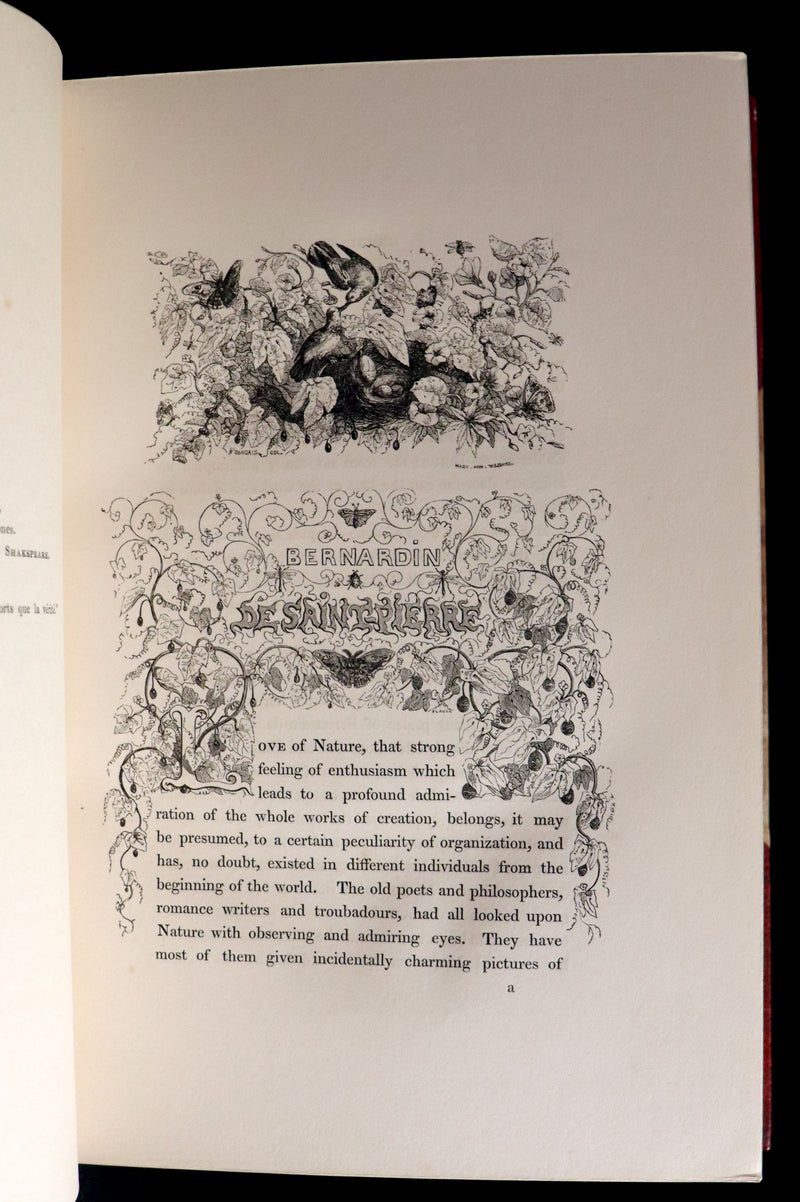 1839 1stED in a Bayntun Binding - PAUL and VIRGINIA on the Island of Mauritius by Bernardin De St Pierre.