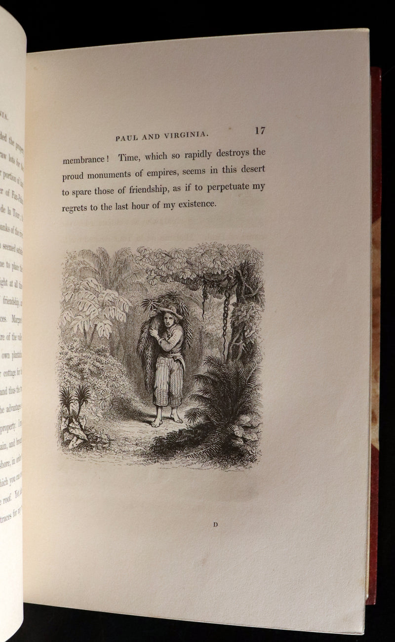 1839 1stED in a Bayntun Binding - PAUL and VIRGINIA on the Island of Mauritius by Bernardin De St Pierre.