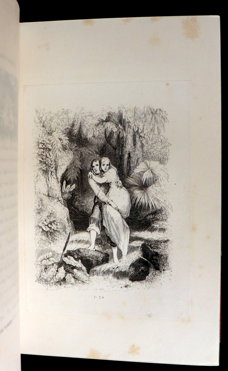 1839 1stED in a Bayntun Binding - PAUL and VIRGINIA on the Island of Mauritius by Bernardin De St Pierre.