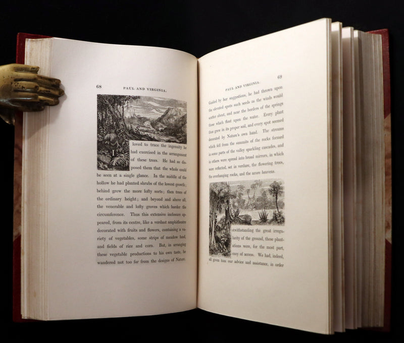 1839 1stED in a Bayntun Binding - PAUL and VIRGINIA on the Island of Mauritius by Bernardin De St Pierre.