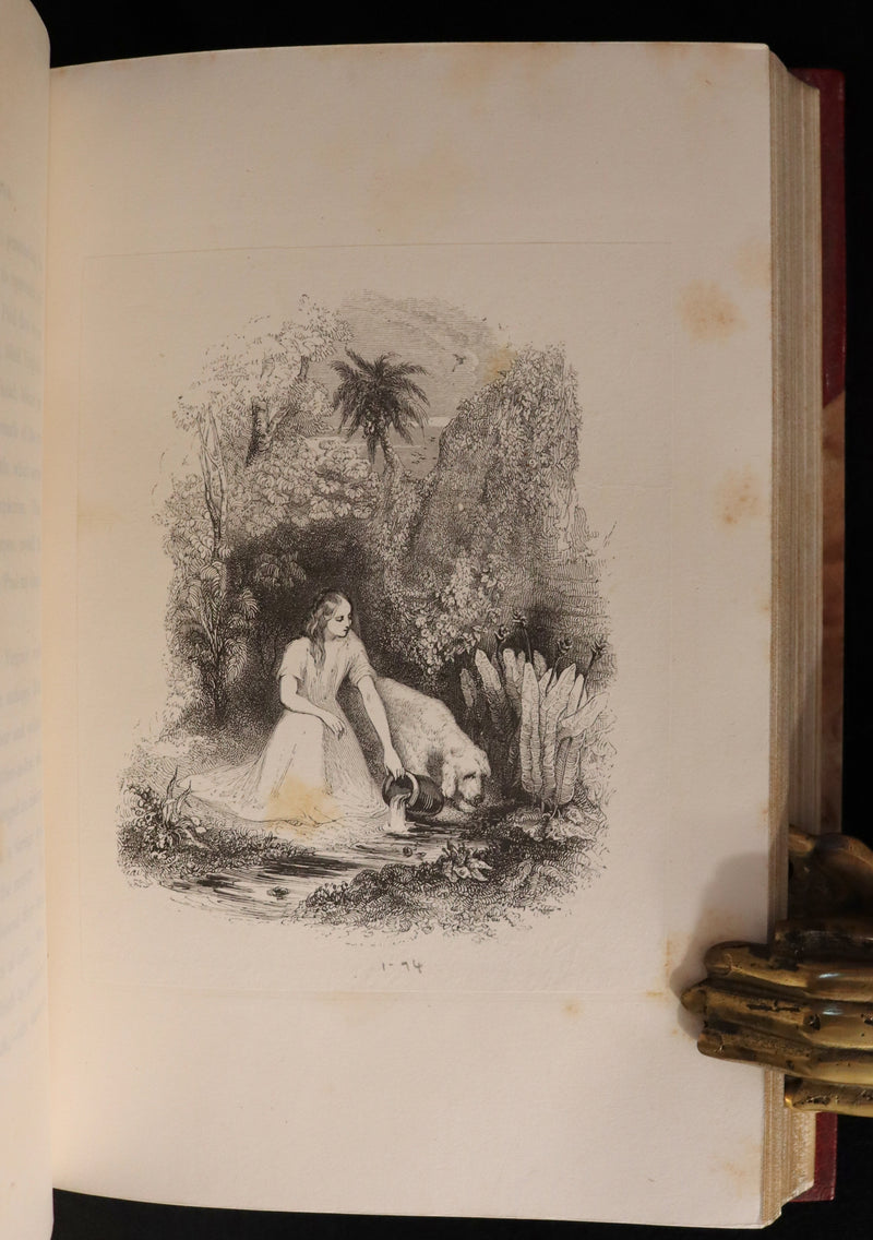 1839 1stED in a Bayntun Binding - PAUL and VIRGINIA on the Island of Mauritius by Bernardin De St Pierre.