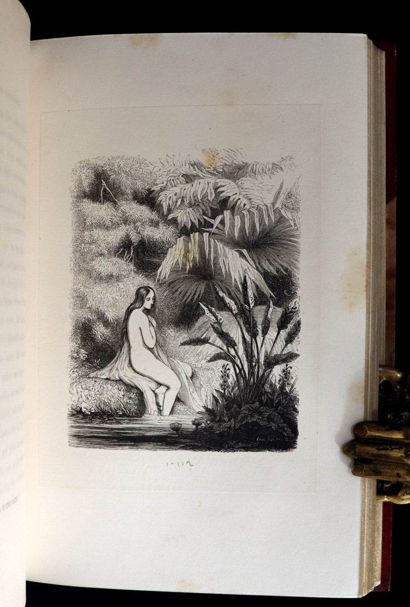 1839 1stED in a Bayntun Binding - PAUL and VIRGINIA on the Island of Mauritius by Bernardin De St Pierre.