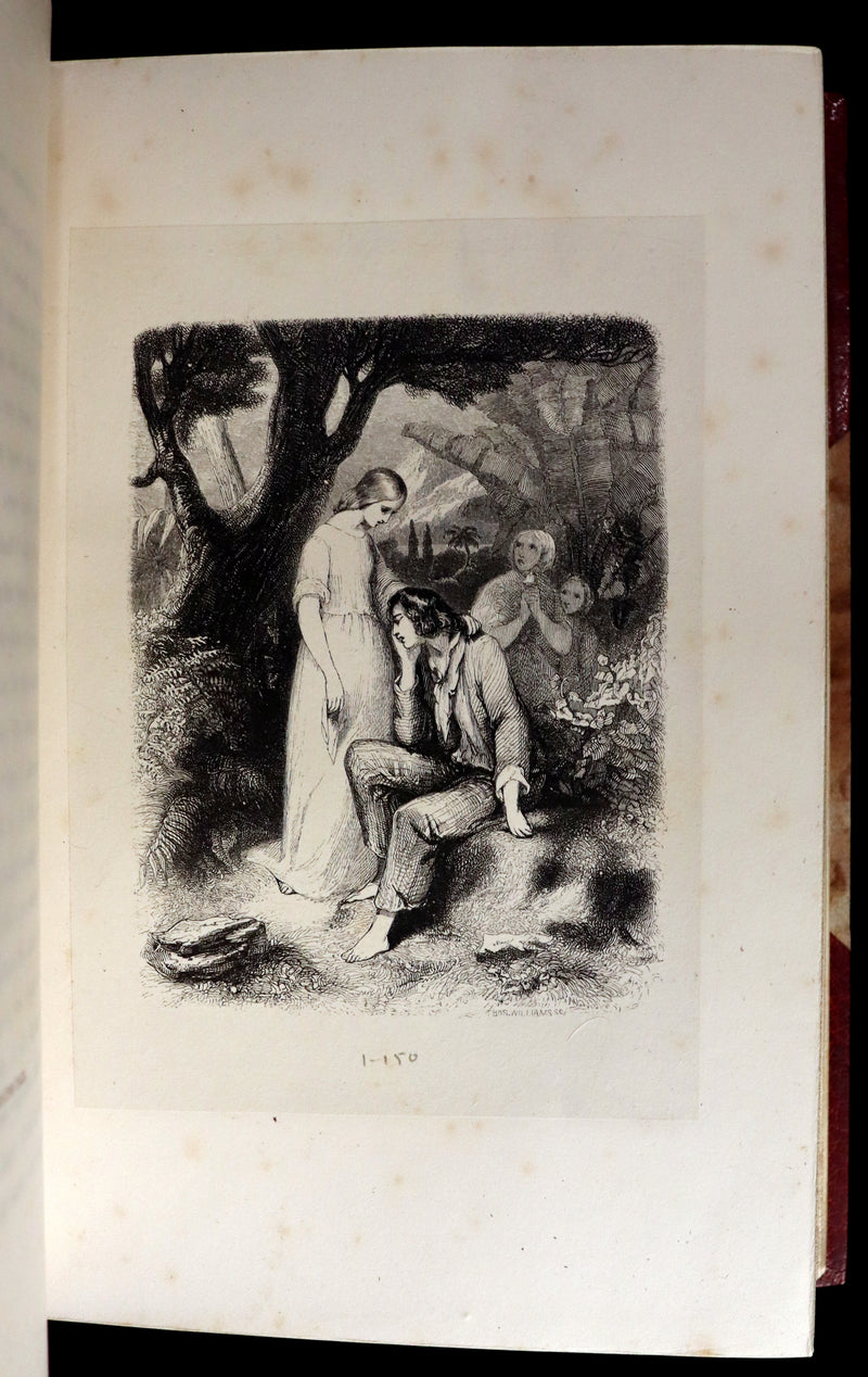 1839 1stED in a Bayntun Binding - PAUL and VIRGINIA on the Island of Mauritius by Bernardin De St Pierre.