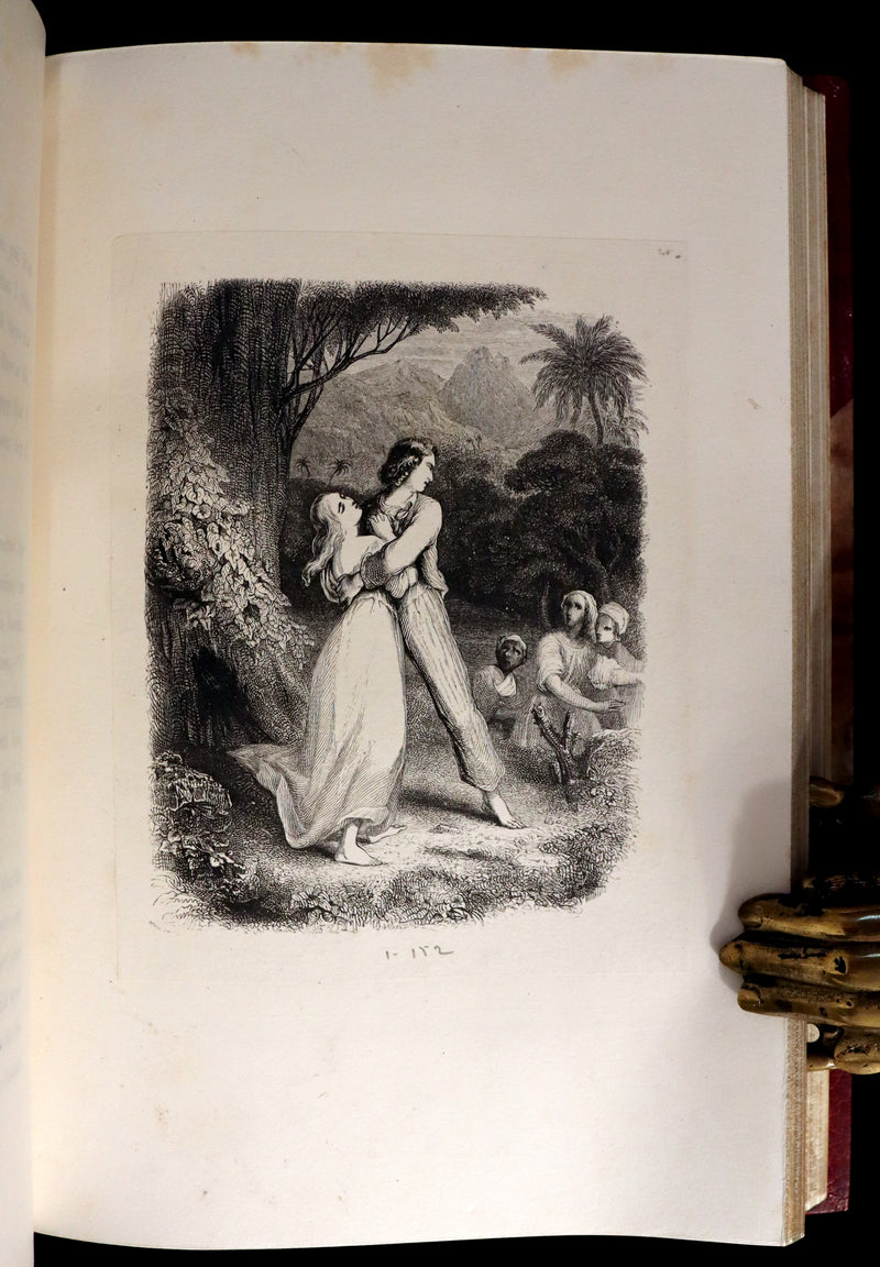 1839 1stED in a Bayntun Binding - PAUL and VIRGINIA on the Island of Mauritius by Bernardin De St Pierre.