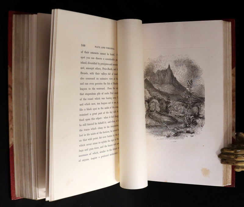1839 1stED in a Bayntun Binding - PAUL and VIRGINIA on the Island of Mauritius by Bernardin De St Pierre.