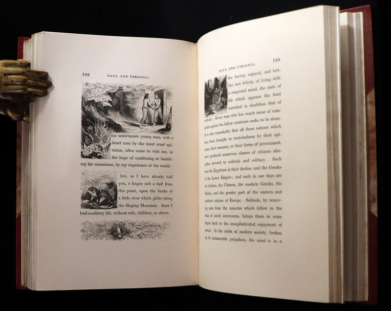 1839 1stED in a Bayntun Binding - PAUL and VIRGINIA on the Island of Mauritius by Bernardin De St Pierre.