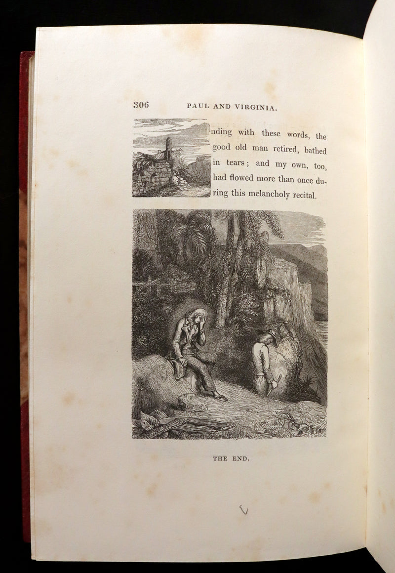 1839 1stED in a Bayntun Binding - PAUL and VIRGINIA on the Island of Mauritius by Bernardin De St Pierre.