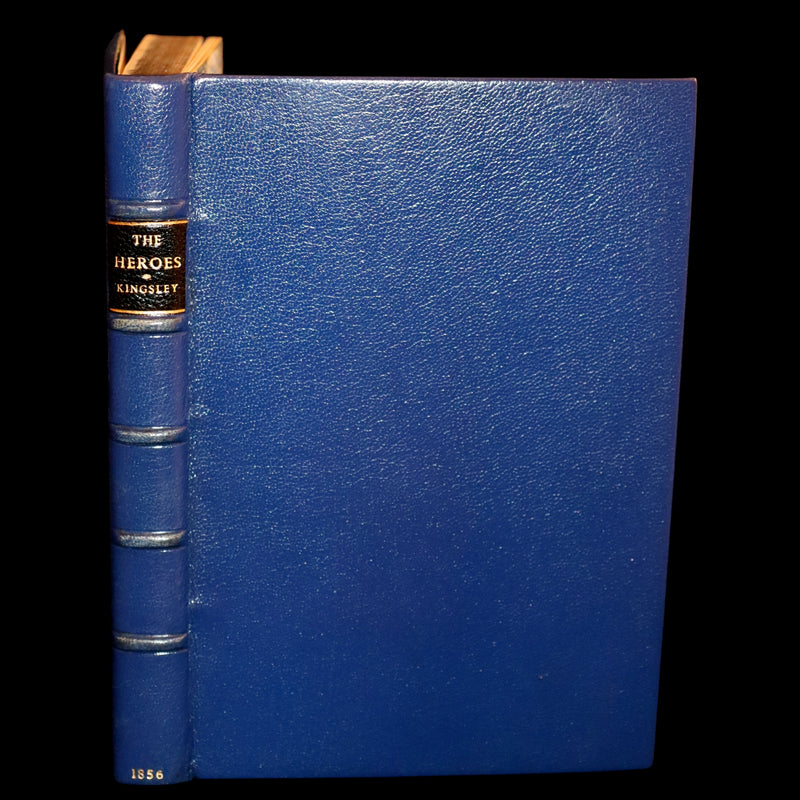 1856 First Edition in a Bayntun Binding - The Heroes or GREEK FAIRY TALES by Charles Kingsley. Illustrated.