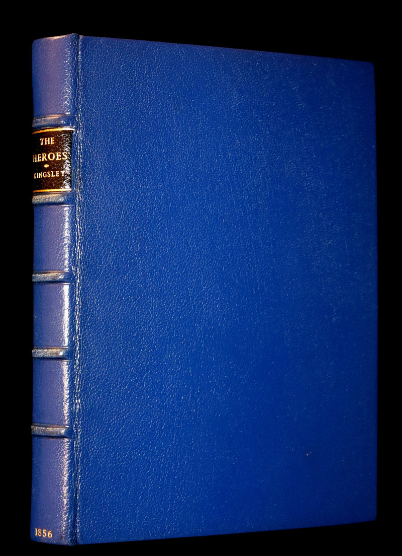 1856 First Edition in a Bayntun Binding - The Heroes or GREEK FAIRY TALES by Charles Kingsley. Illustrated.