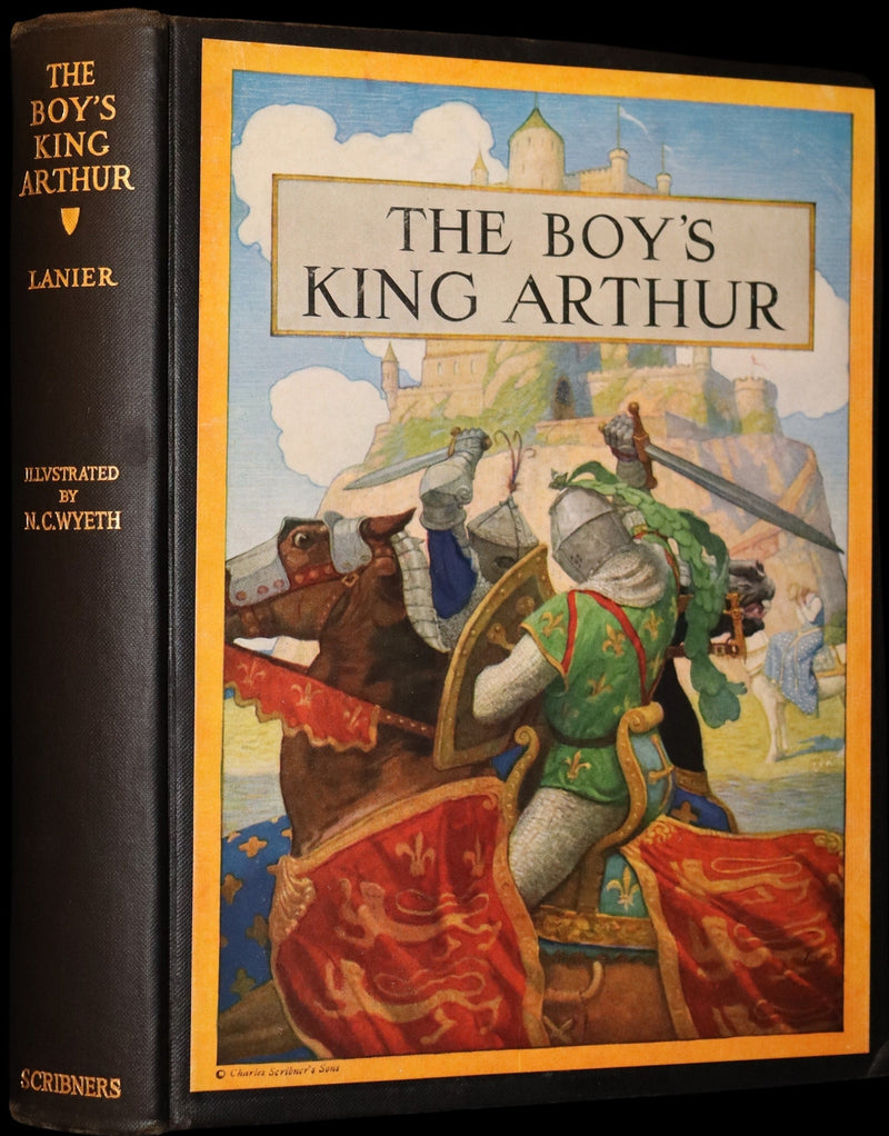 1926 Rare Book - The Boy's King Arthur and His Knights of the Round Table illustrated by N. C. Wyeth.