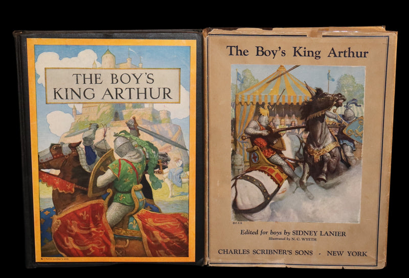 1926 Rare Book - The Boy's King Arthur and His Knights of the Round Table illustrated by N. C. Wyeth.
