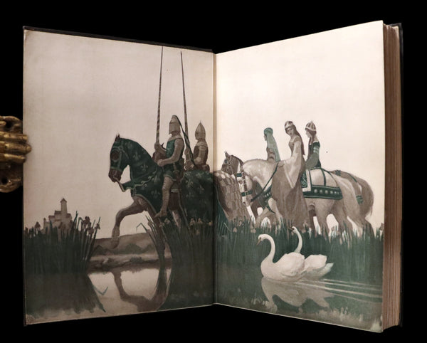 1926 Rare Book - The Boy's King Arthur and His Knights of the Round Table illustrated by N. C. Wyeth.