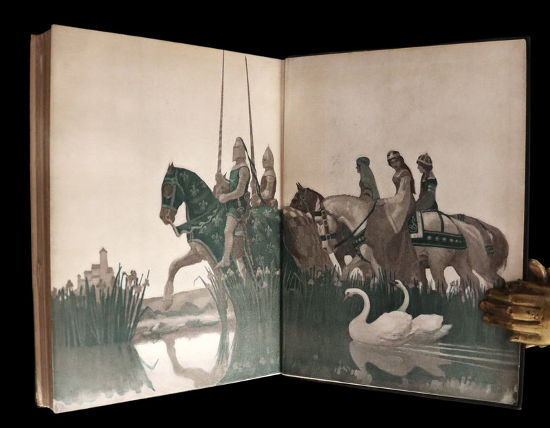 1926 Rare Book - The Boy's King Arthur and His Knights of the Round Table illustrated by N. C. Wyeth.