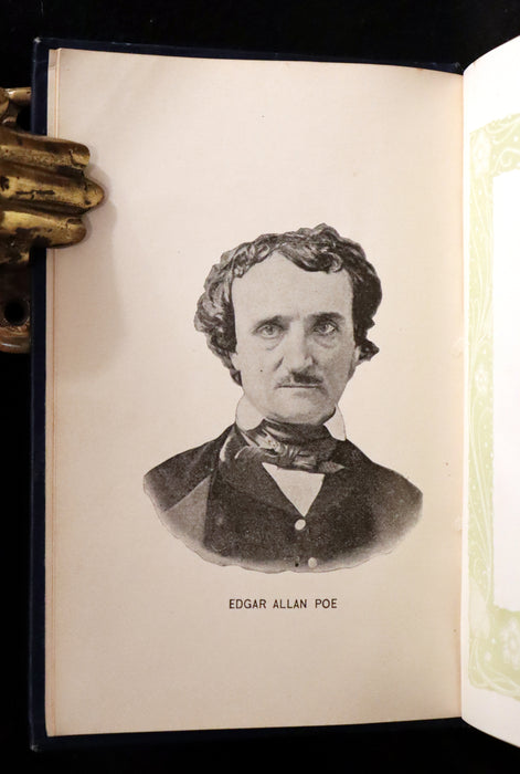 1895 Rare Book - Weird Tales by Edgar Allan POE Illustrated (Black Cat, Pit & Pendulum, Tell-Tale Heart, Gold Bug, ...).