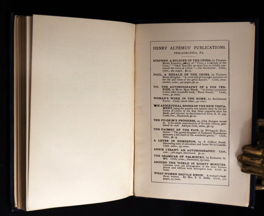 1895 Rare Book - Weird Tales by Edgar Allan POE Illustrated (Black Cat, Pit & Pendulum, Tell-Tale Heart, Gold Bug, ...).