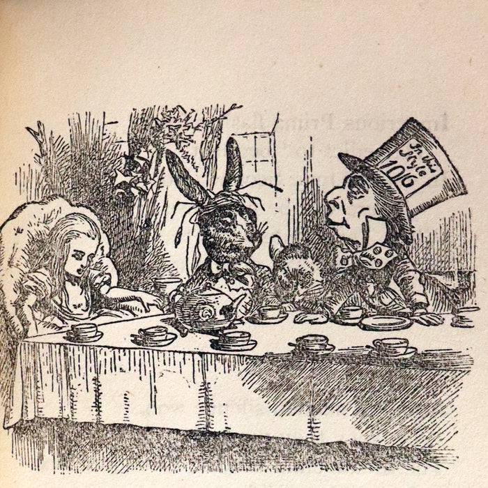 1900 Rare Donohue Edition - Alice's Adventures in Wonderland & Through the Looking-Glass by Lewis Carroll.