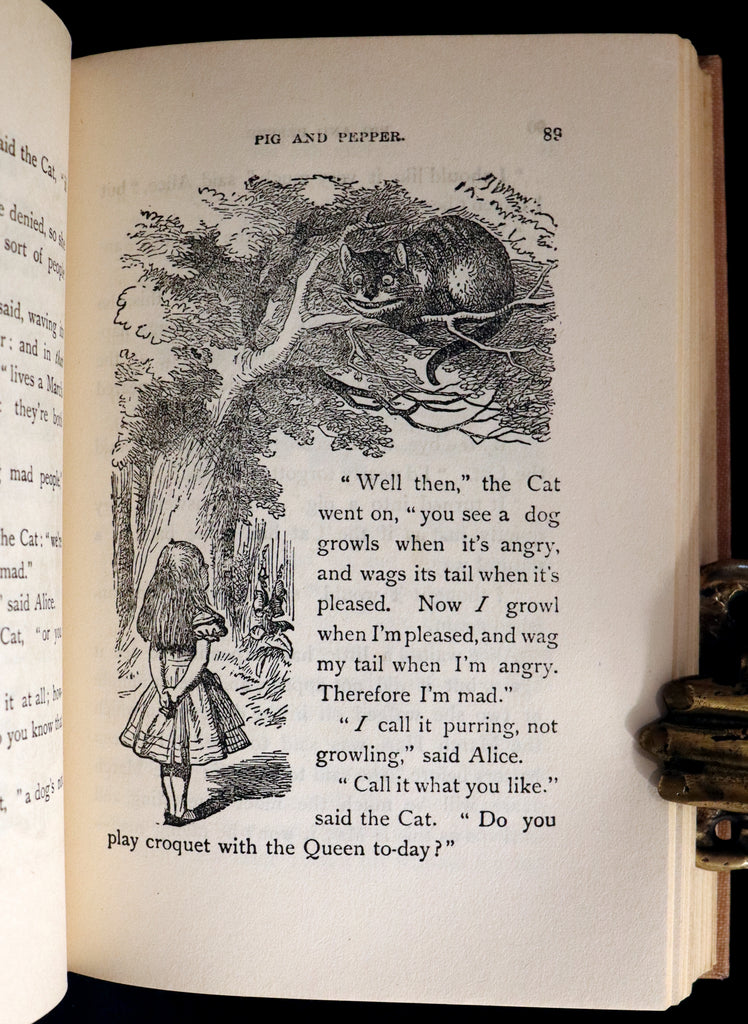 1900 Rare Donohue Edition - Alice's Adventures in Wonderland & Through ...