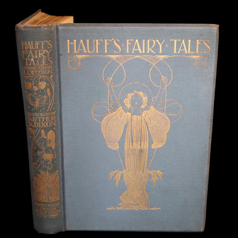 1911 Rare Art Nouveau Book - HAUFF'S Fairy Tales, First illustrated Edition by Arthur A. Dixon.