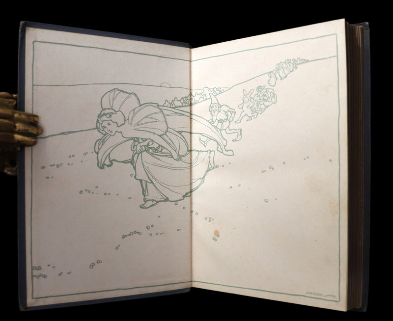 1911 Rare Art Nouveau Book - HAUFF'S Fairy Tales, First illustrated Edition by Arthur A. Dixon.