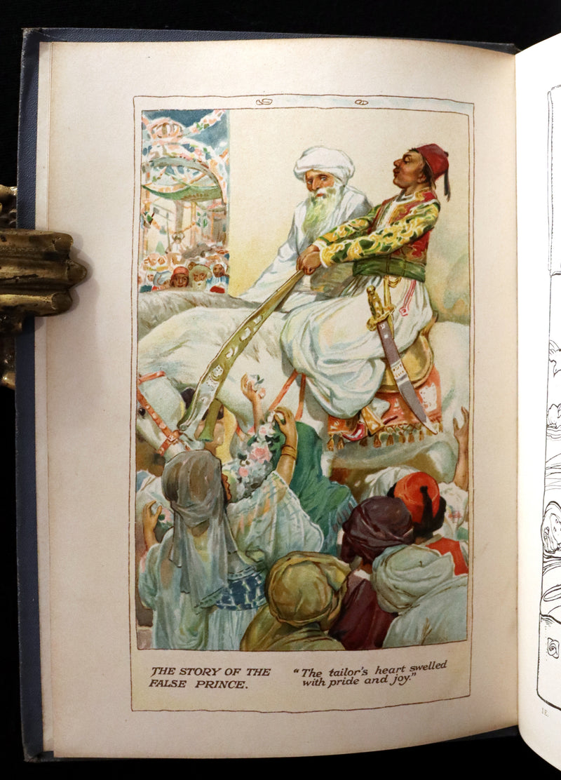 1911 Rare Art Nouveau Book - HAUFF'S Fairy Tales, First illustrated Edition by Arthur A. Dixon.