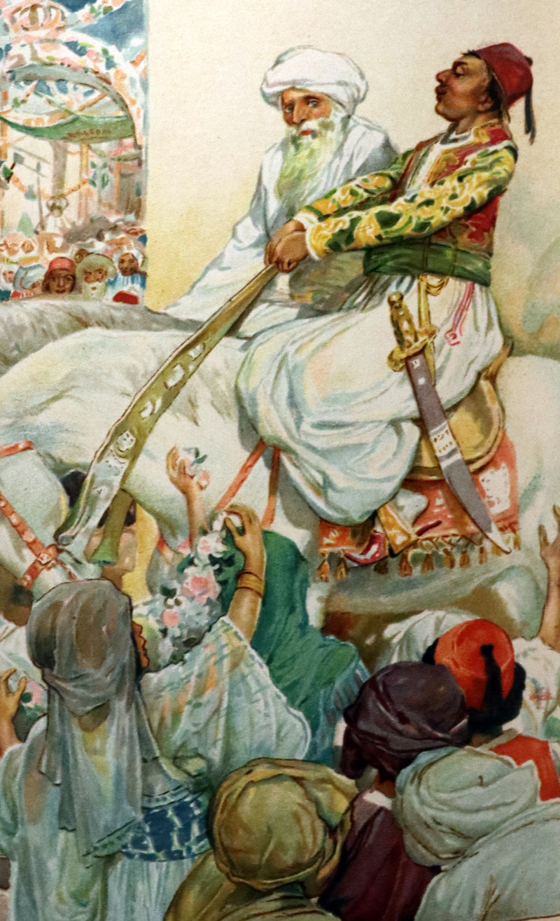 1911 Rare Art Nouveau Book - HAUFF'S Fairy Tales, First illustrated Edition by Arthur A. Dixon.