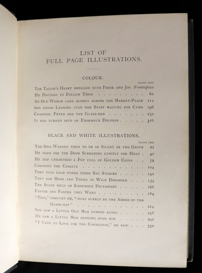 1911 Rare Art Nouveau Book - HAUFF'S Fairy Tales, First illustrated Edition by Arthur A. Dixon.