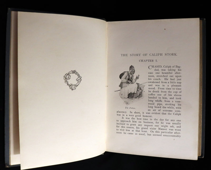 1911 Rare Art Nouveau Book - HAUFF'S Fairy Tales, First illustrated Edition by Arthur A. Dixon.