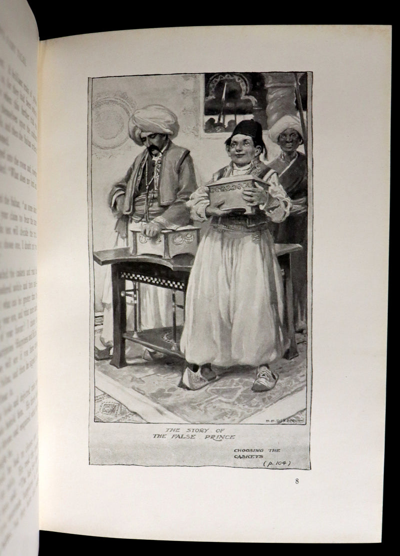 1911 Rare Art Nouveau Book - HAUFF'S Fairy Tales, First illustrated Edition by Arthur A. Dixon.
