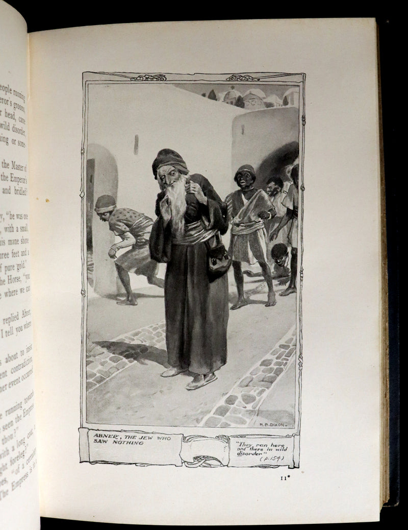 1911 Rare Art Nouveau Book - HAUFF'S Fairy Tales, First illustrated Edition by Arthur A. Dixon.