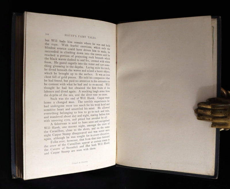 1911 Rare Art Nouveau Book - HAUFF'S Fairy Tales, First illustrated Edition by Arthur A. Dixon.