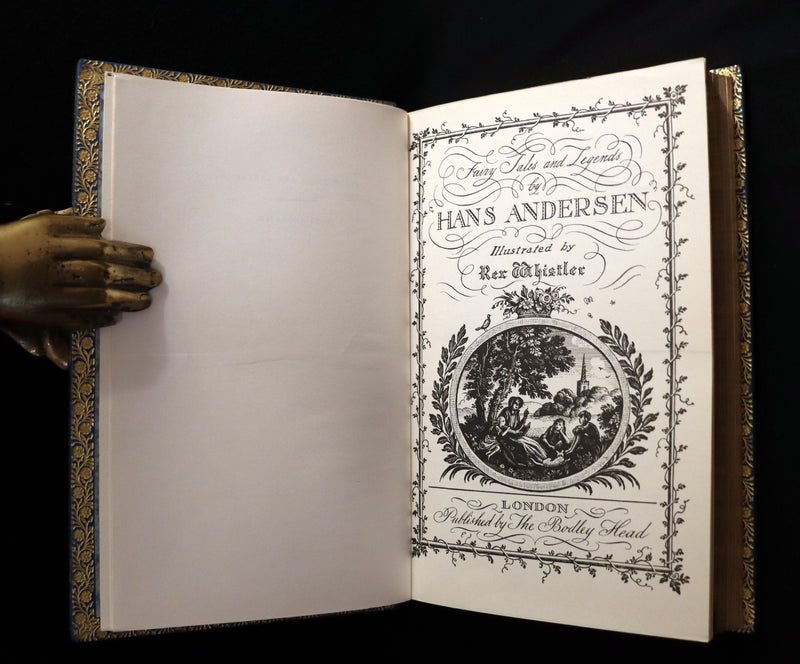 1959 Rare in a Bayntun binding - Andersen's Fairy Tales and Legends illustrated by Rex Whistler.