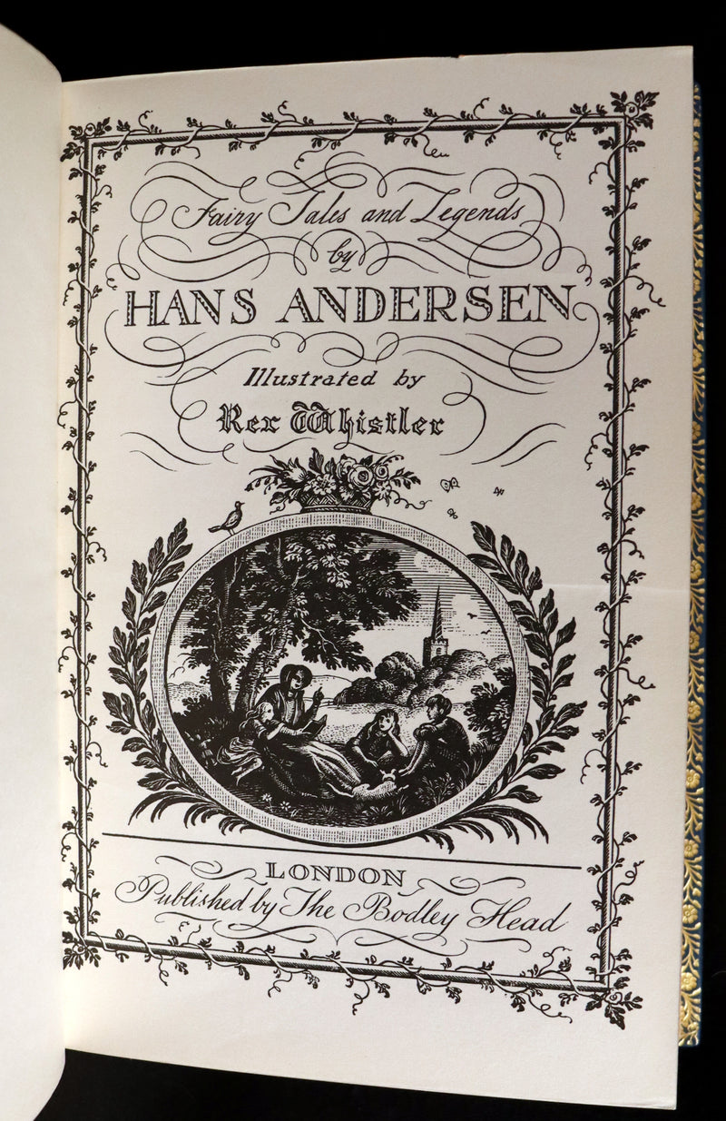 1959 Rare in a Bayntun binding - Andersen's Fairy Tales and Legends illustrated by Rex Whistler.