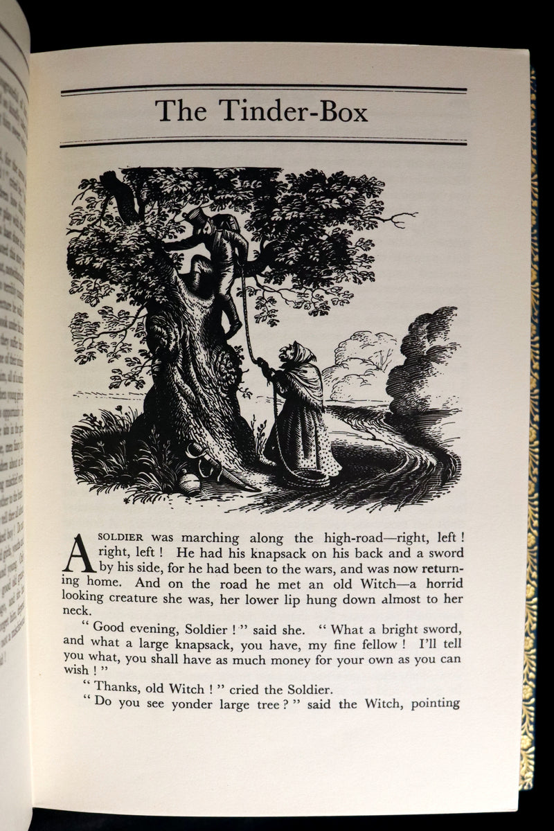 1959 Rare in a Bayntun binding - Andersen's Fairy Tales and Legends illustrated by Rex Whistler.