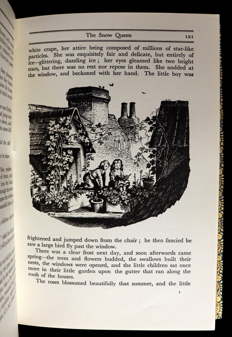 1959 Rare in a Bayntun binding - Andersen's Fairy Tales and Legends illustrated by Rex Whistler.