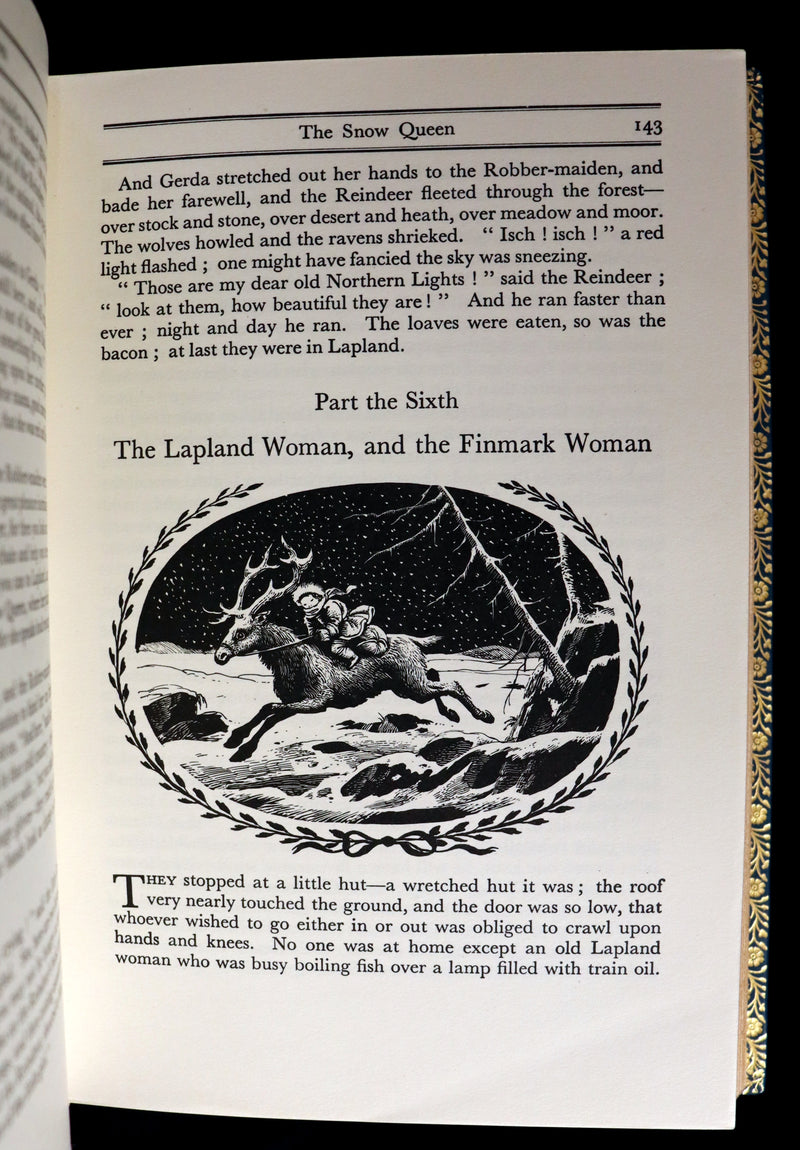 1959 Rare in a Bayntun binding - Andersen's Fairy Tales and Legends illustrated by Rex Whistler.