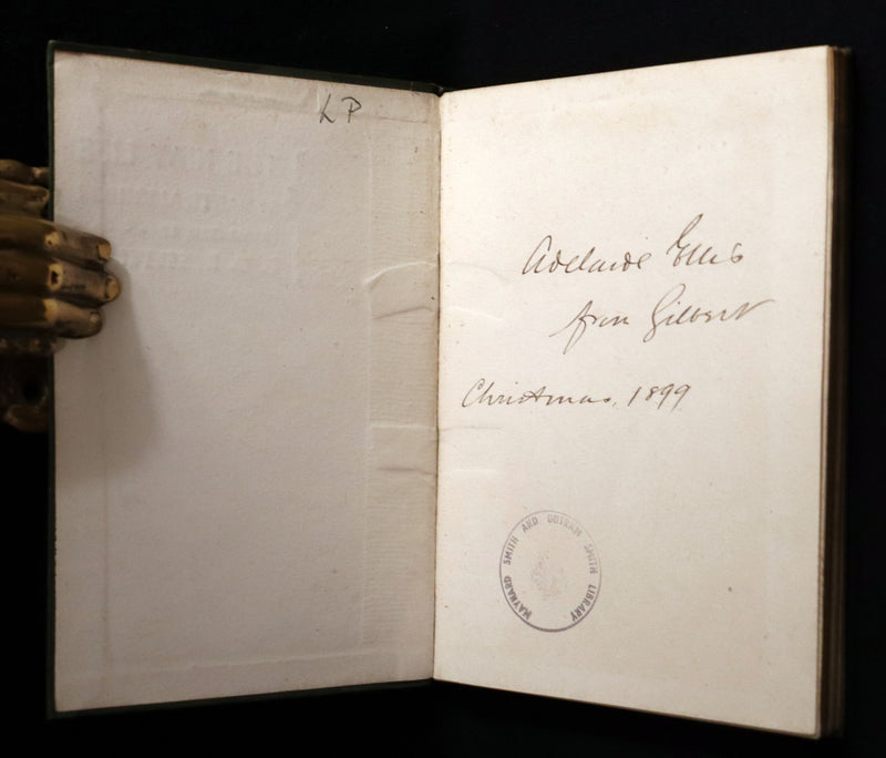 1898 Scarce Pre-Raphaelite Book set - Works of Dante Gabriel Rossetti - Siddal Edition with Bookcase.