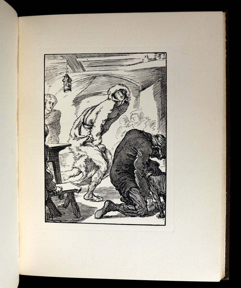 1896 Rare First Edition Book on Werewolves - THE WERE-WOLF by Clemence Housman. Illustrated.