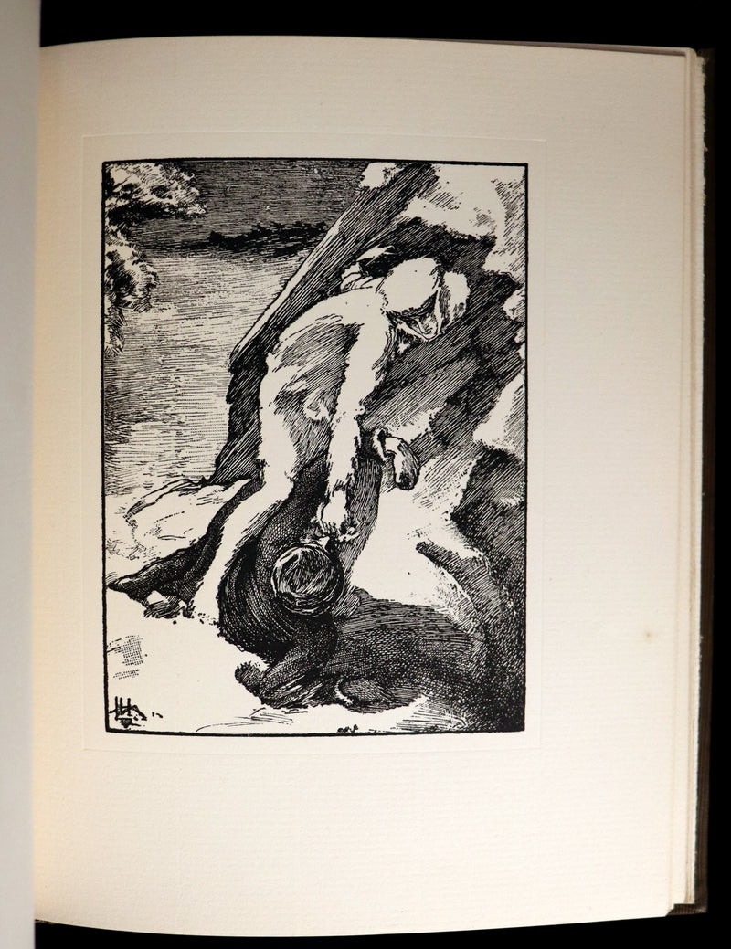 1896 Rare First Edition Book on Werewolves - THE WERE-WOLF by Clemence Housman. Illustrated.