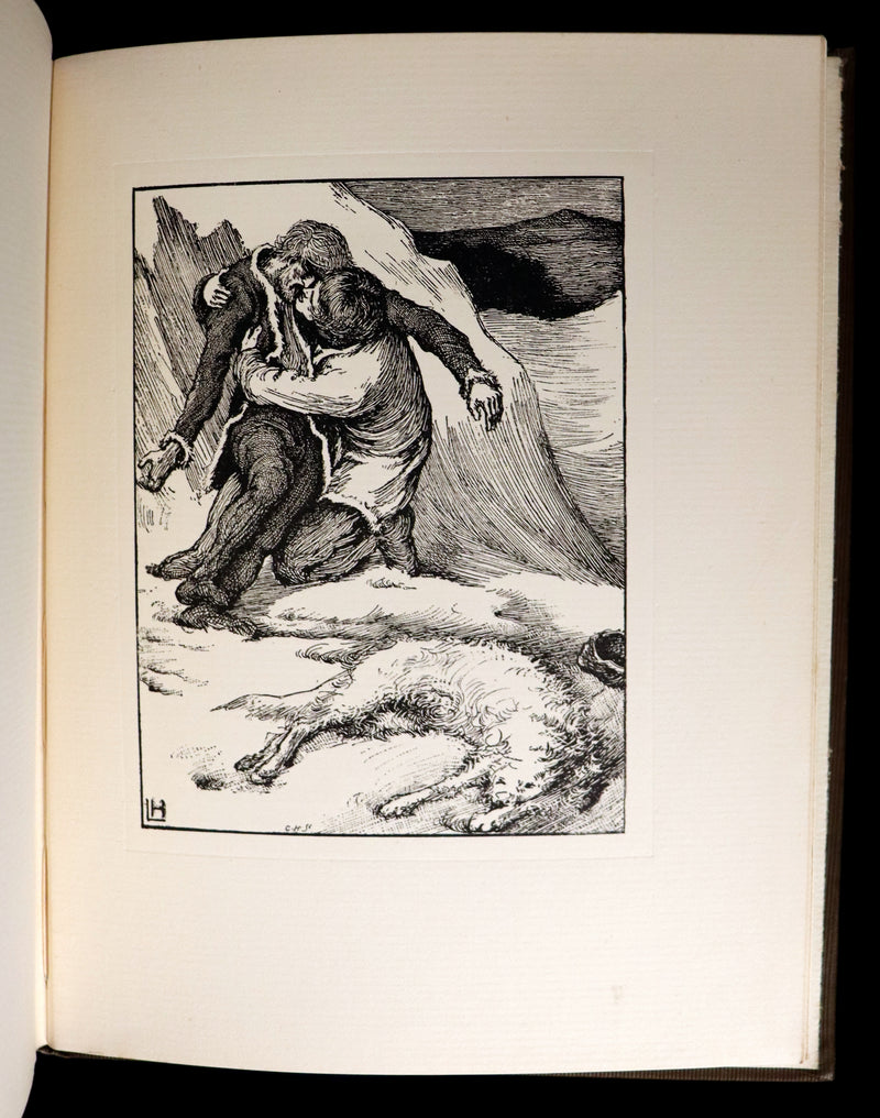 1896 Rare First Edition Book on Werewolves - THE WERE-WOLF by Clemence Housman. Illustrated.