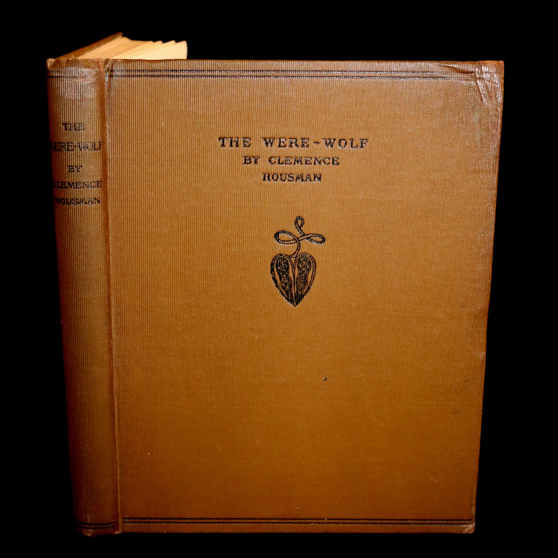 1896 Rare First Edition Book on Werewolves - THE WERE-WOLF by Clemence Housman. Illustrated.